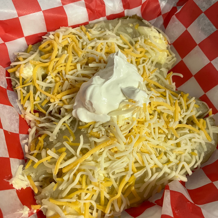 Baked Potato with No Meat