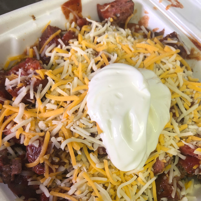 BBQ Stuffed Baked Potato