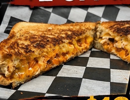 Buffalo Chicken Grilled Cheese