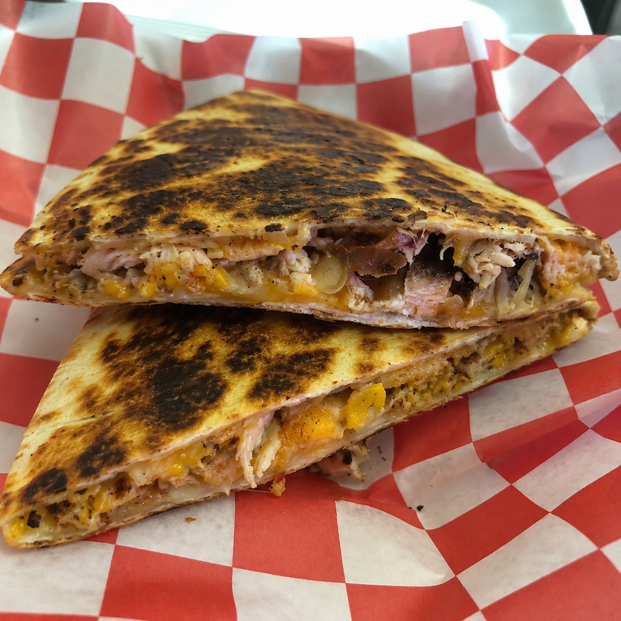 Half Size BBQ Quesadilla