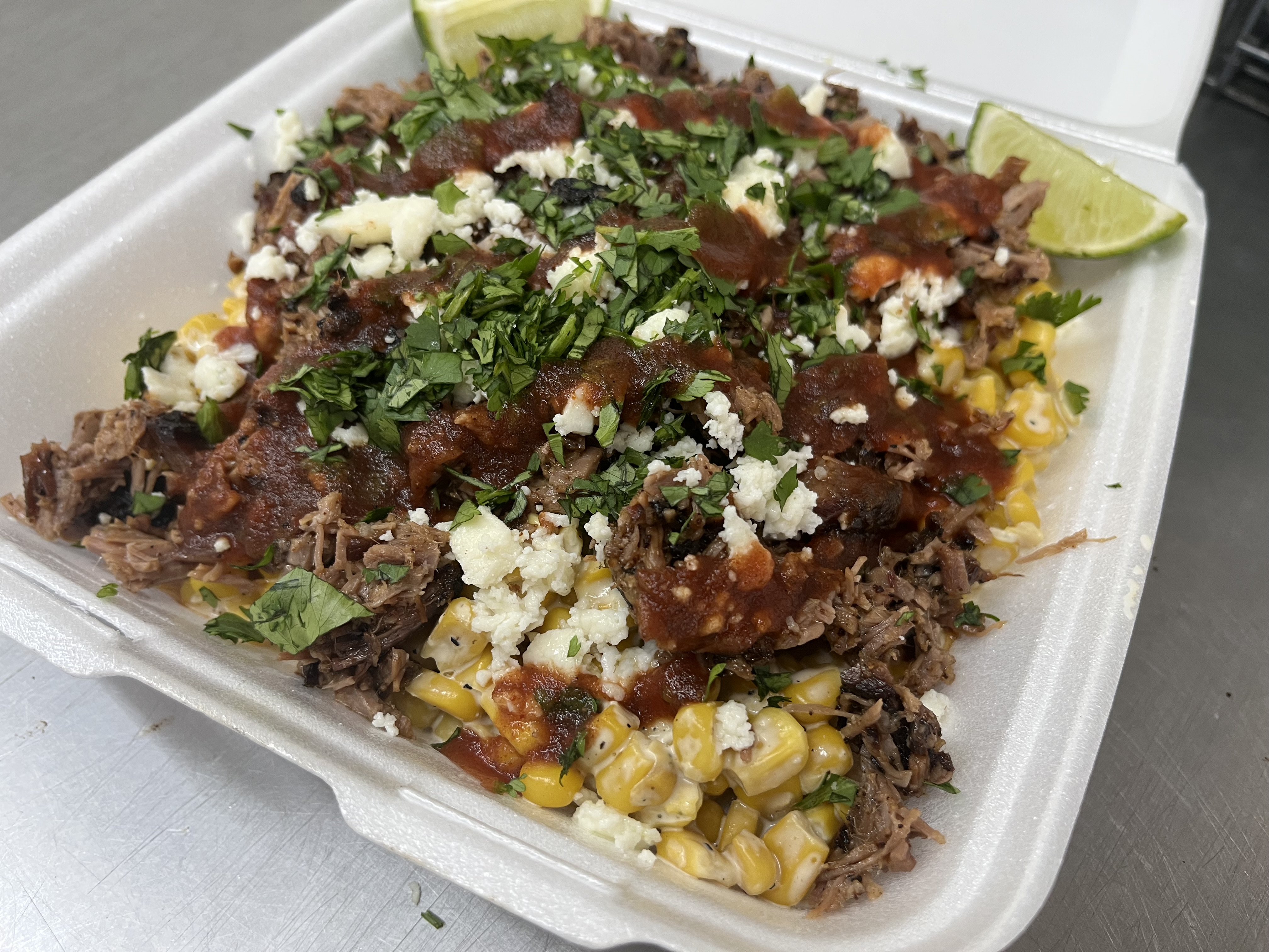 Large BBQ Loaded Cream Corn