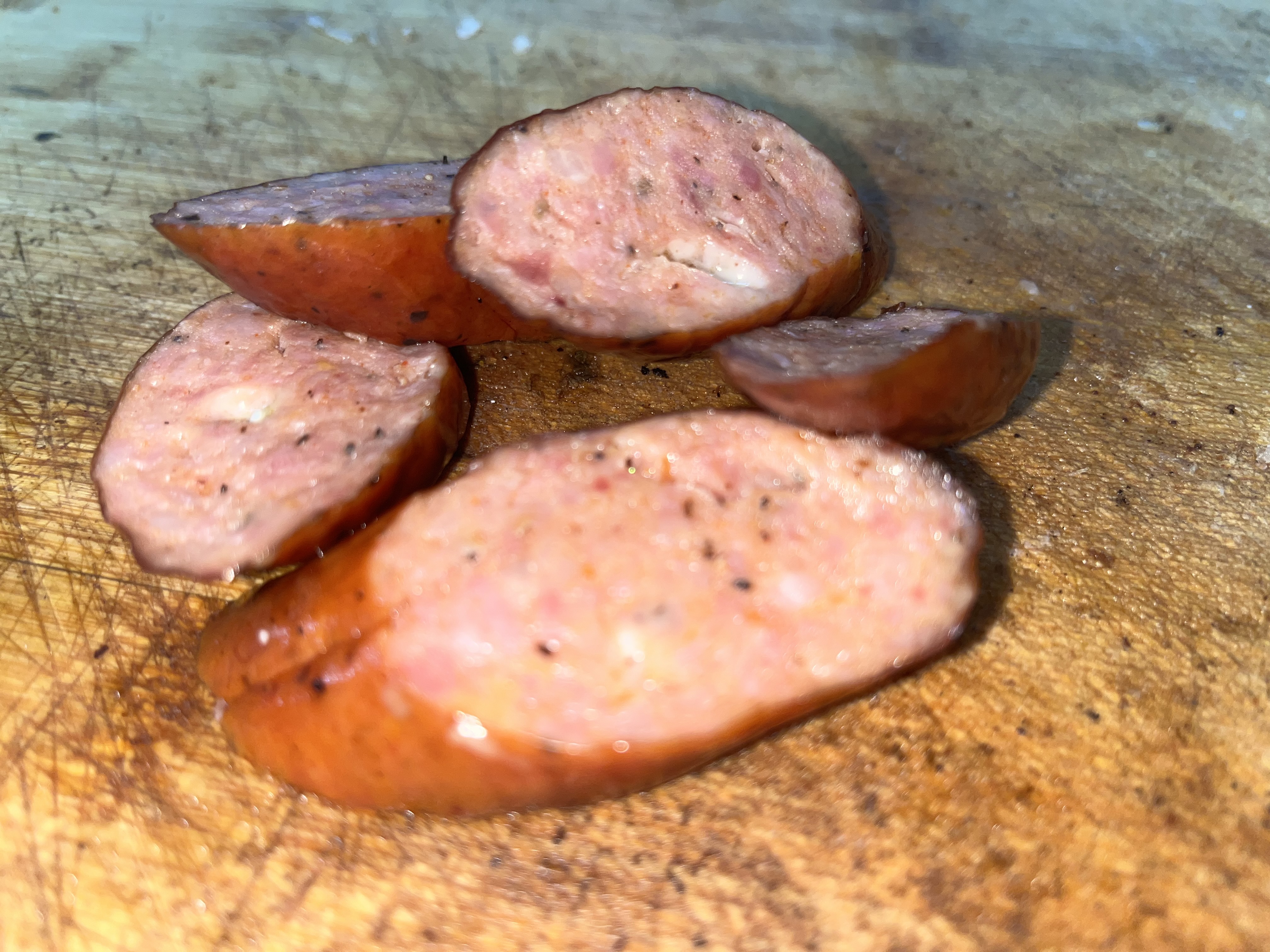 Jalapeno hot sausage